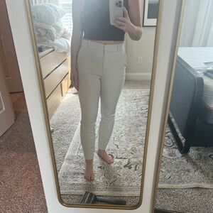 Khaki dress pants. Straight ankle cropped high rise. H&M size 8. Barely worn.